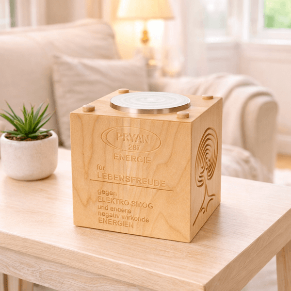Riedel Energieprodukte - Wohlbefinden - gute Energien 14 Hexaeder Wohnraum