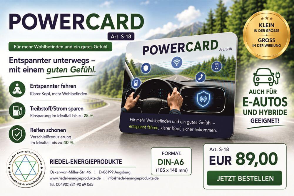 Basiskarte Fahrzeug (S-19) 1 Powercard Fahrzeug